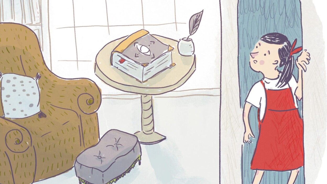 Illustration tirée de l’histoire La Chaumière de l’ogre, chapitre 5, Plume.